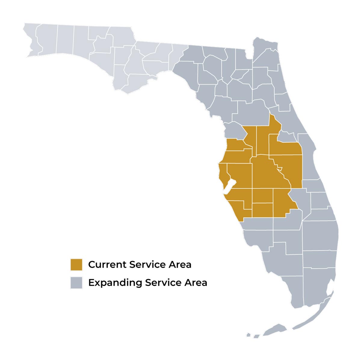 Florida Flooring Areas of Service