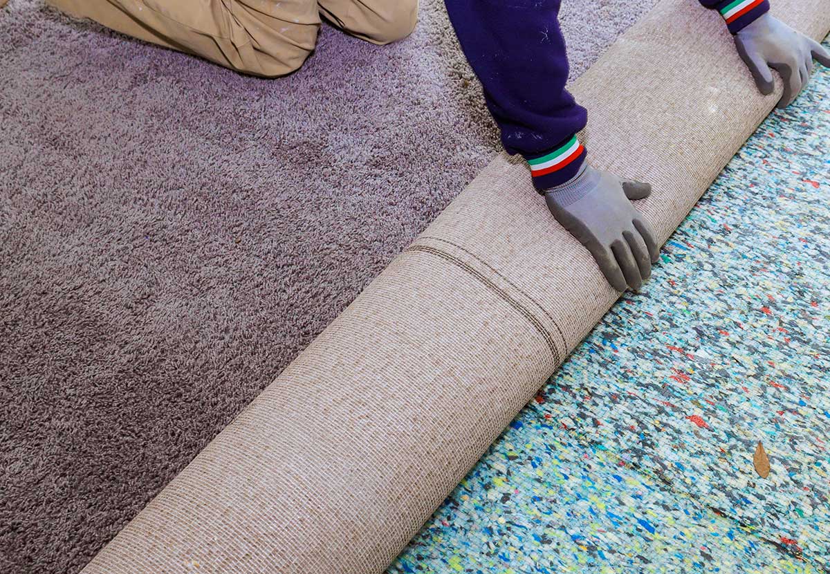 Installing new carpet