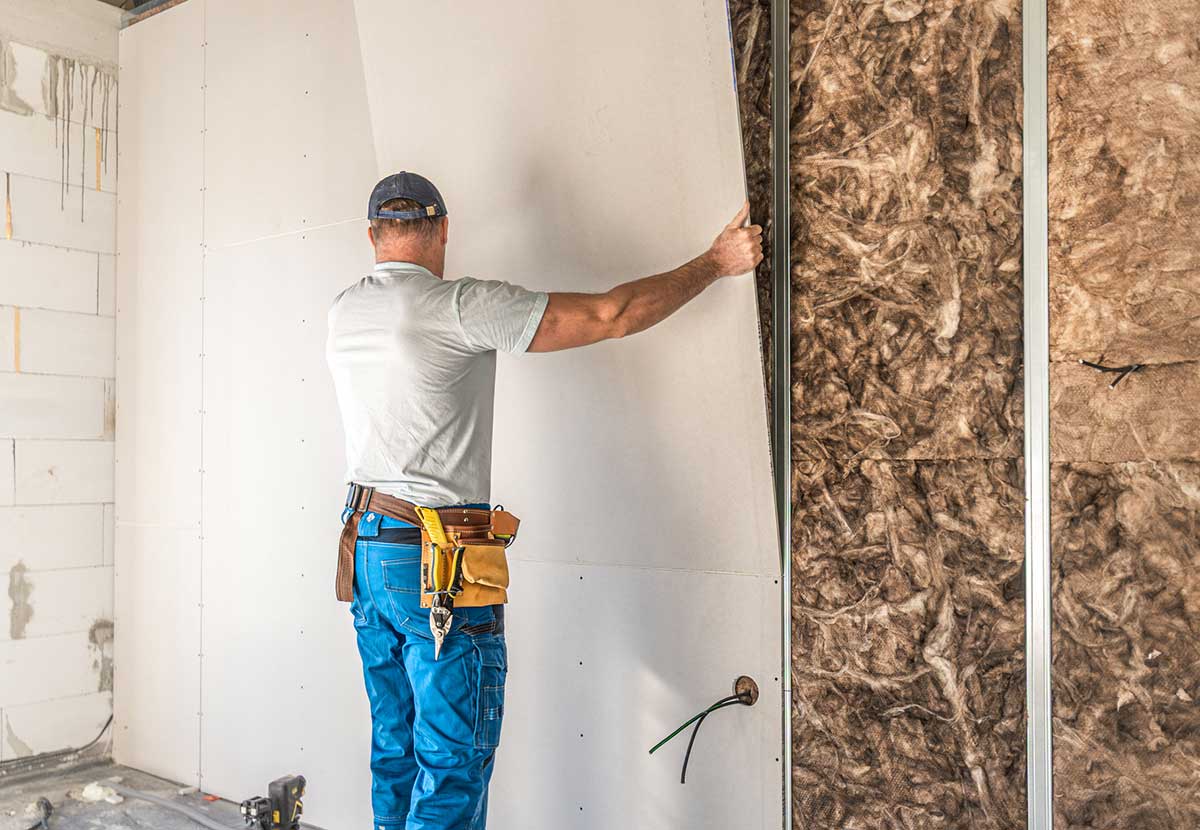 Installing drywall